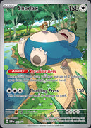 sv2a Japanese Pokemon Card 151 - 181/165 Snorlax AR Holo