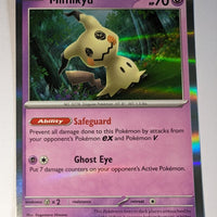 English Pokemon Scarlet & Violet Paldea Evolved 097/193 Mimikyu Holo