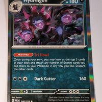 English Pokemon Scarlet & Violet Paldea Evolved 140/193 Hydreigon Holo