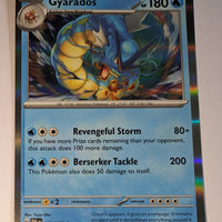 English Pokemon Scarlet & Violet Paldea Evolved 043/193 Gyarados Holo