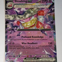 English Pokemon Scarlet & Violet Paldea Evolved 086/193 Slowking EX Holo