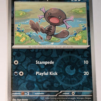 English Pokemon Scarlet & Violet Paldea Evolved 129/193 Wooper Reverse Holo