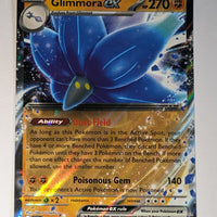 English Pokemon Scarlet & Violet Obsidian Flames 123/197 Gilmmora EX Holo