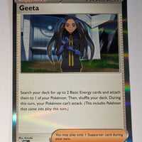 English Pokemon Scarlet & Violet Obsidian Flames 188/197  Geeta Holo