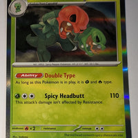 English Pokemon Scarlet & Violet Obsidian Flames 025/197 Scovillain Holo