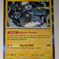 English Pokemon Scarlet & Violet Obsidian Flames 070/197 Thundurus Holo