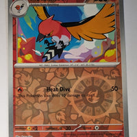 English Pokemon Scarlet & Violet Paldea Evolved 029/193  Fletchinder Reverse Holo