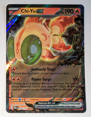 English Pokemon Scarlet & Violet Paldea Evolved 040/193  Chi-Yu EX Holo