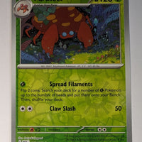 English Pokemon Scarlet & Violet 151 - 047/165 Parasect Reverse Holo