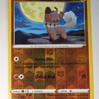 English Pokemon Sword & Shield Crown Zenith - 073/159 Rockruff Reverse Holo