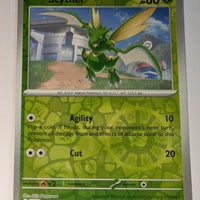 English Pokemon Scarlet & Violet Obsidian Flames 004/197 Scyther Reverse Holo