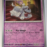 English Pokemon Scarlet & Violet Obsidian Flames 100/197 Greavard Reverse Holo