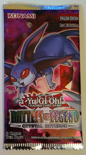 English Yu-Gi-Oh 1st Ed Battles Of Legend Crystal Revenge Booster Pack