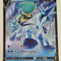 English Pokemon 045/198 Ice Rider Calyrex V Holo (Snowflake Stamped Promo)