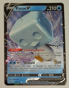 English Pokemon 055/192 Eiscue V Holo (Snowflake Stamped Promo)