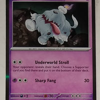 English Pokemon SV1EN 105/198 Greavard Holo (Mimikyu Box Promo)