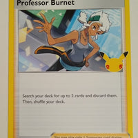 English Pokemon SWSH167 Professor Burnet (25th Celebrations Promo)