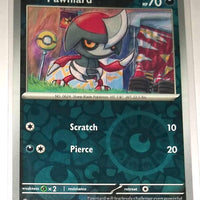 English Pokemon Scarlet & Violet SV1EN 132/198 Pawniard Reverse Holo