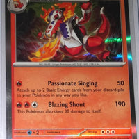 English Pokemon Scarlet & Violet SV1EN 038/198 Skeledirge Holo