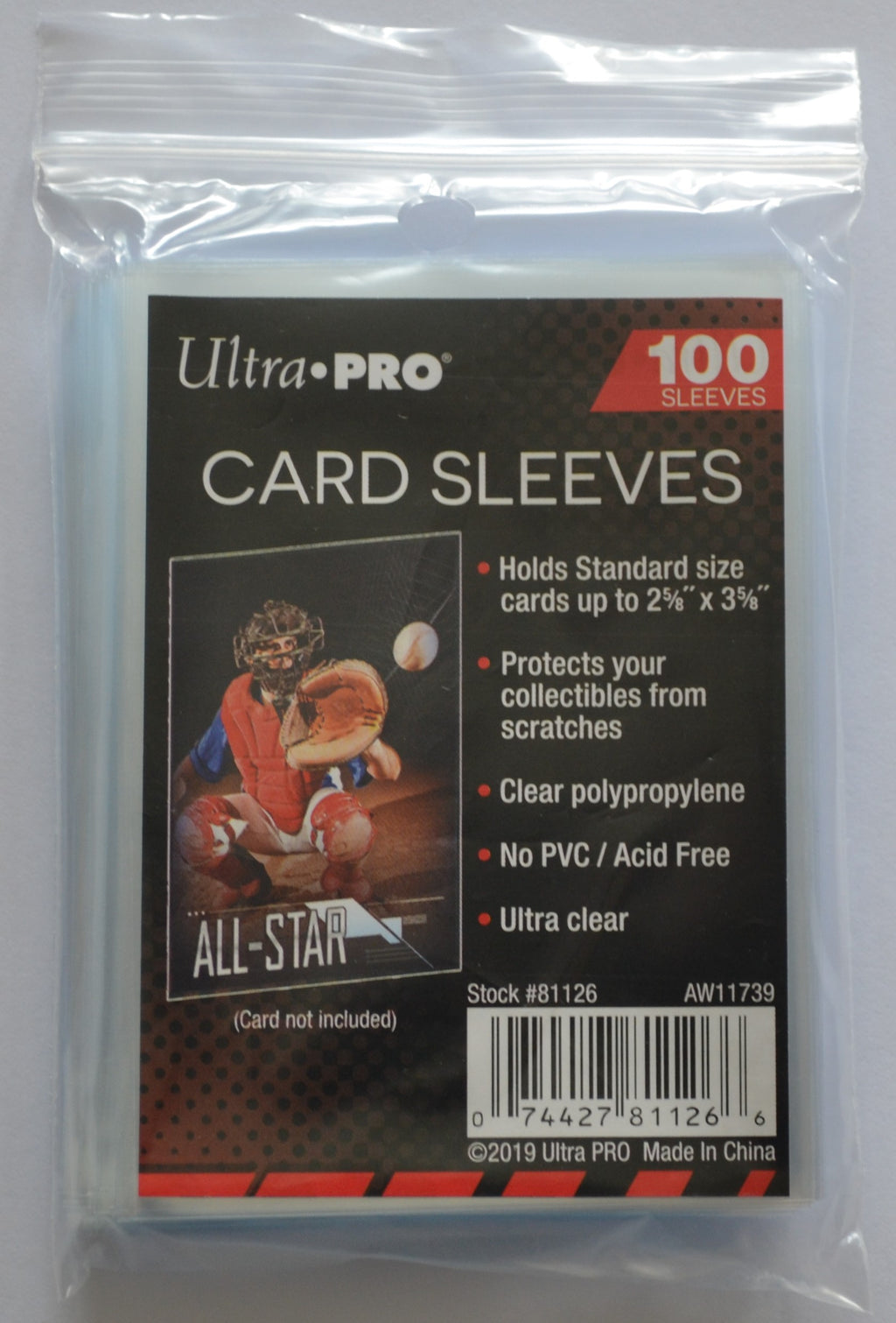 Ultra Pro Sleeves - Pack of 100