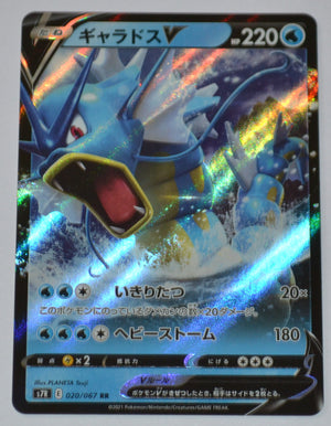 s7R Blue Sky Stream 020/067 Gyarados V Holo