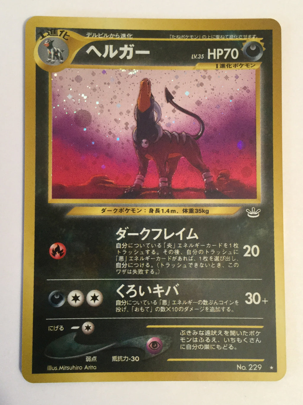 Neo 3 Japanese    Houndoom Holo