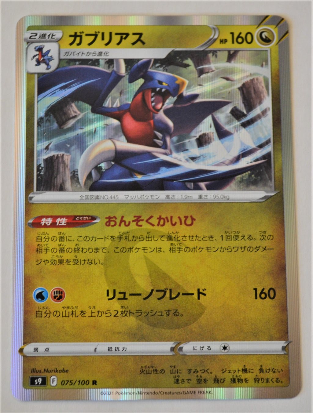 s9 Star Birth 075/100 Garchomp Holo