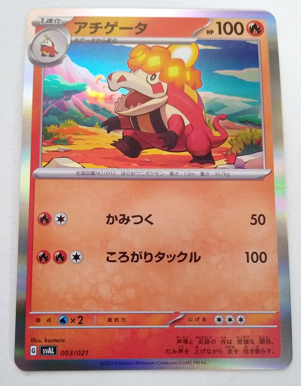 svAL Ex Starter Set 003/021 Crocalor Holo