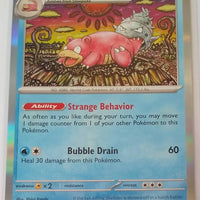 English Pokemon Scarlet & Violet SV1EN 043/198 Slowbro Holo