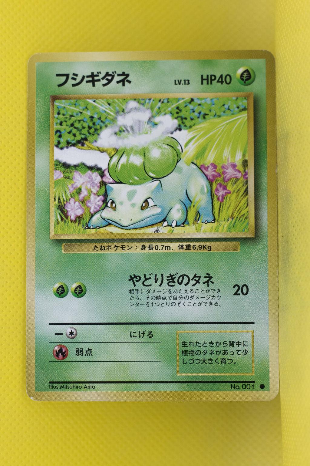 Base Japanese Bulbasaur 001  Common