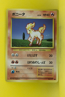 Base Japanese Ponyta 077 Common