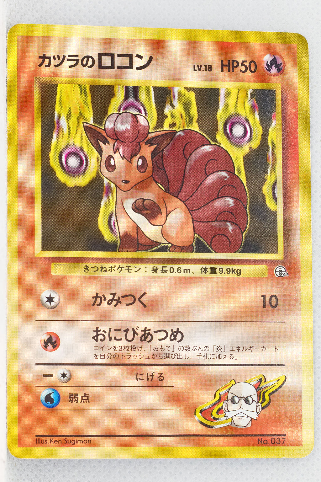 Guren Town Gym (Blaine) Deck - Blaine's Vulpix LV.18 (No Rarity Symbol)