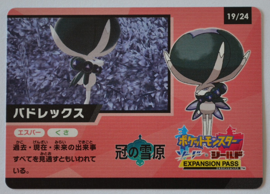 s4a Shiny Star V Code Card 19/24 Calyrex