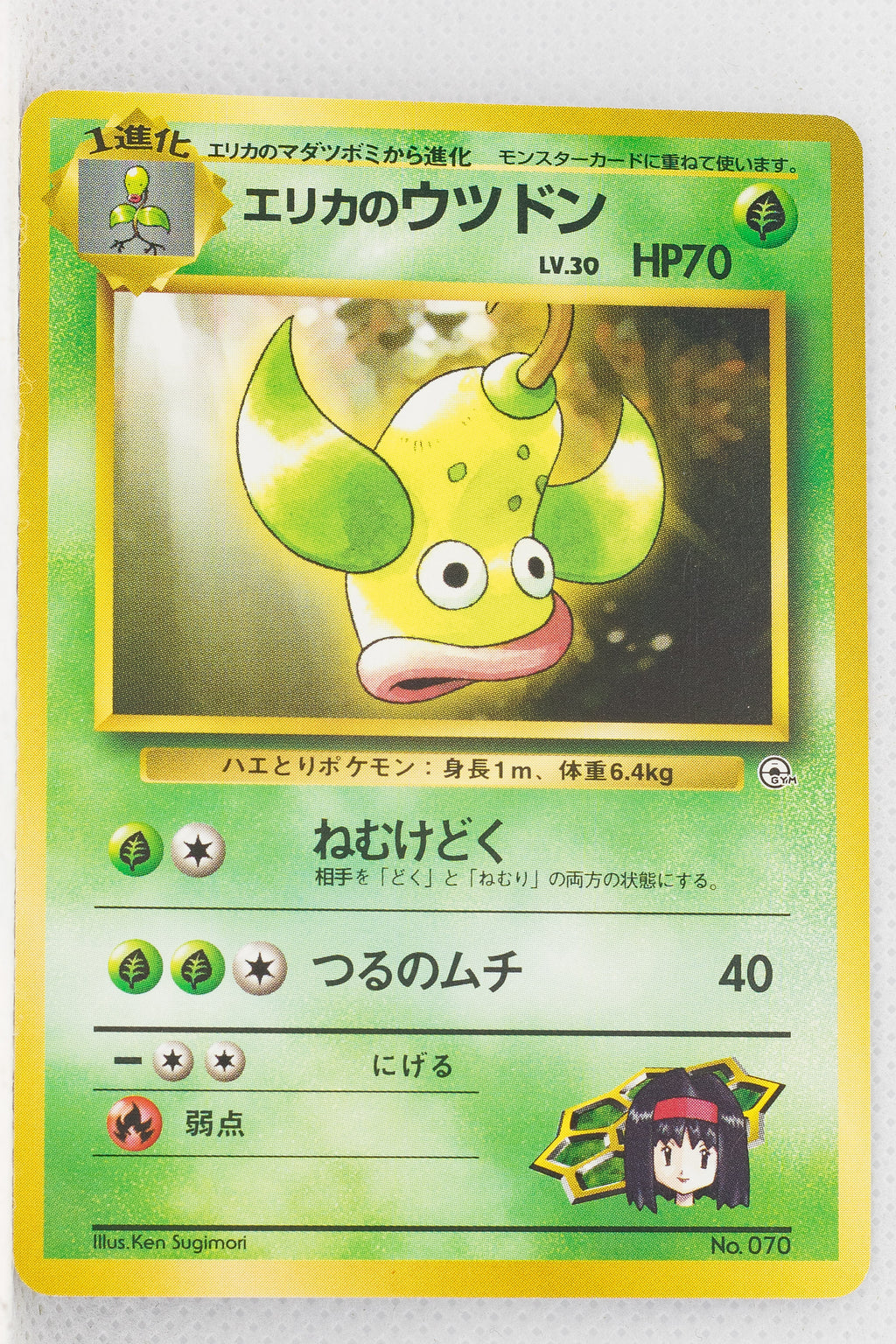 Tamamushi City Gym (Erika) Deck - Erika's Weepinbell LV.30 (No Rarity Symbol)