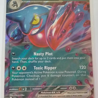 English Pokemon Scarlet & Violet SV1EN 131/198 Toxicroak Ex Holo