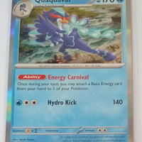 English Pokemon Scarlet & Violet SV1EN 054/198 Quaquaval Holo