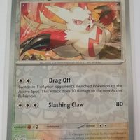 English Pokemon Scarlet & Violet SV1EN 147/198 Zangoose Reverse Holo