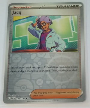 English Pokemon Scarlet & Violet SV1EN 175/198 Jacq Reverse Holo