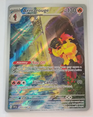 English Pokemon Scarlet & Violet SV1EN 203/198 Armarouge Holo