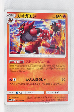 SM10 Double Blaze 016/095 Incineroar