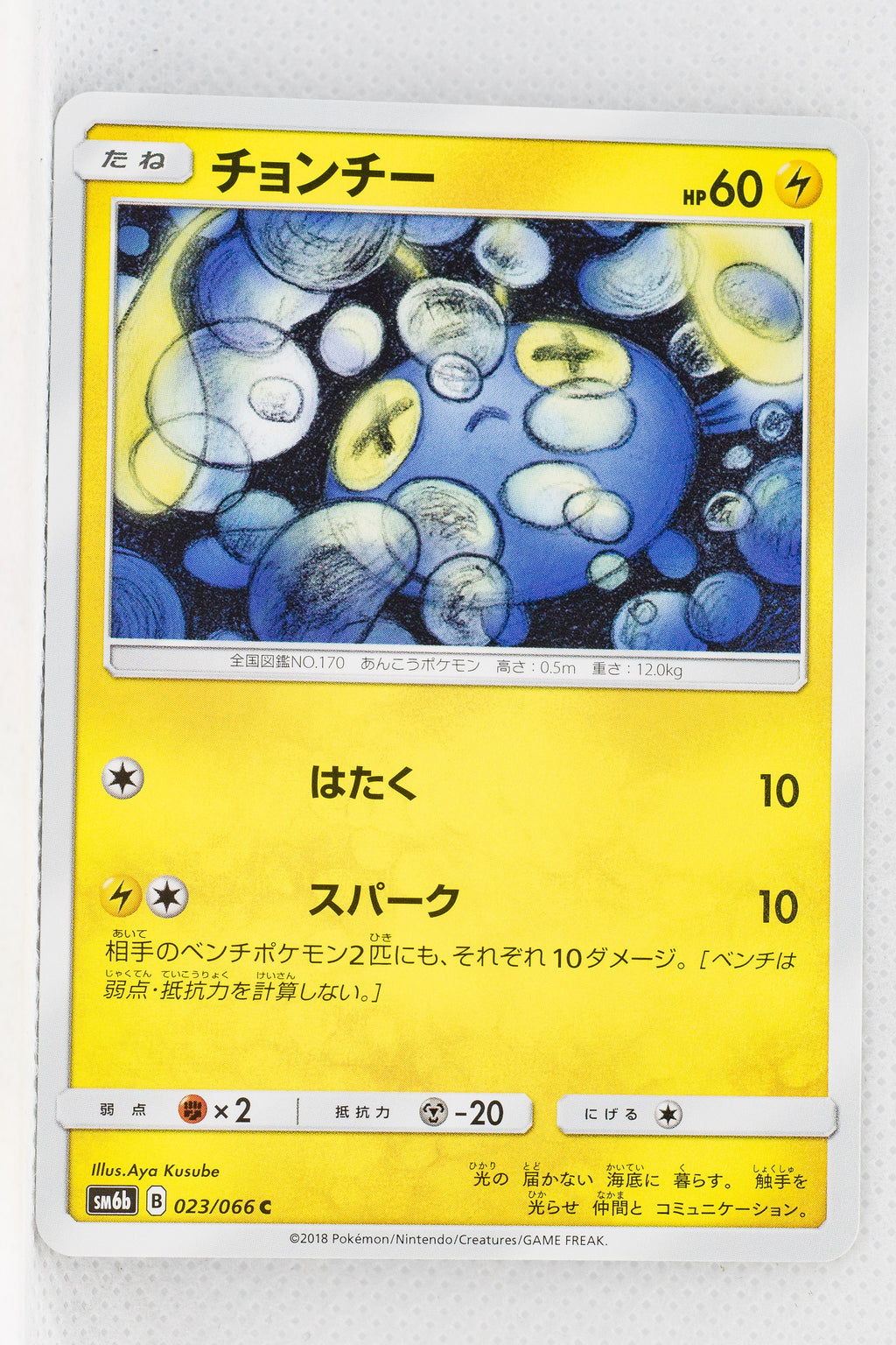 SM6b Champion Road 023/066 Chinchou