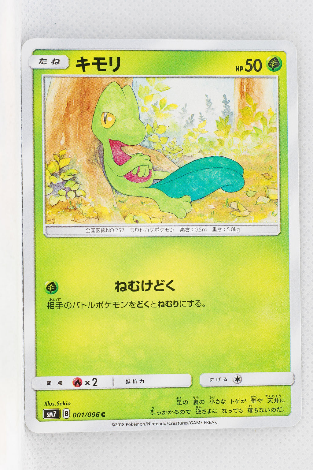 SM7 Sky Splitting Charisma 001/096 Treecko