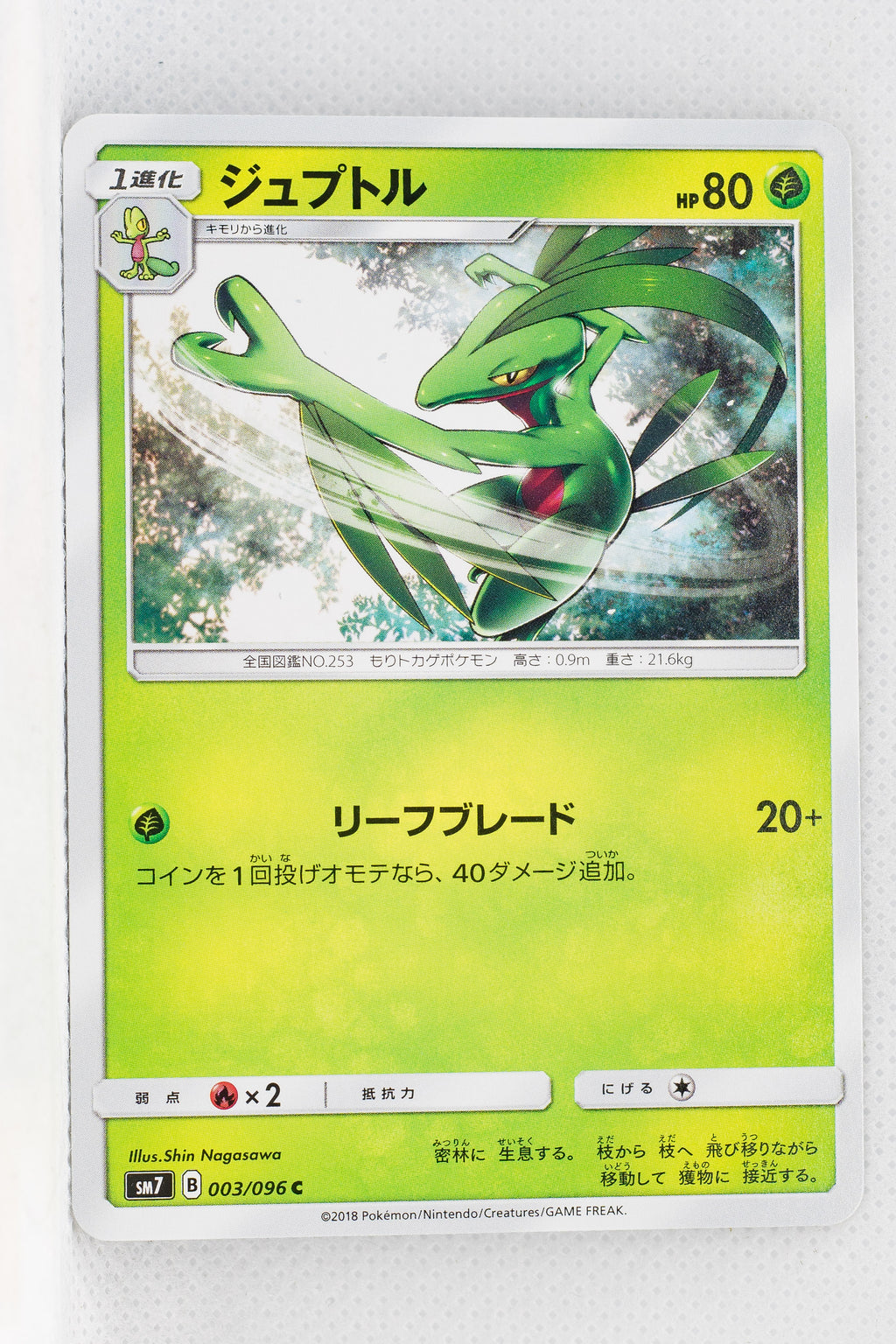 SM7 Sky Splitting Charisma 003/096 Grovyle