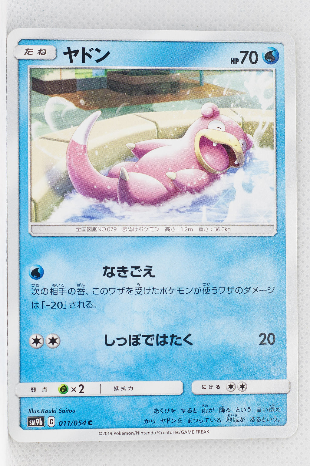 SM9b Full Metal Wall 011/054 Slowpoke