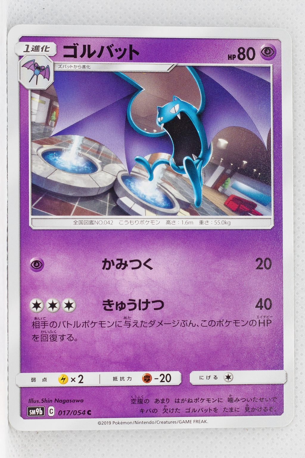 SM9b Full Metal Wall 017/054 Golbat