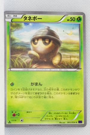 XY11 Explosive Fighter 001/054 Seedot 1st Edition