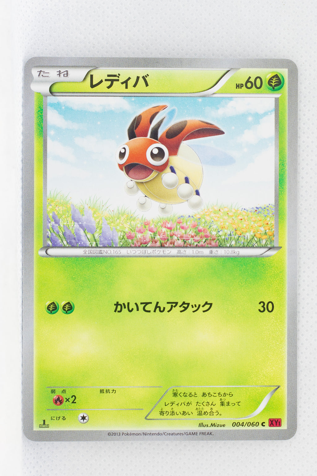 XY1 Collection Y 004/060 Ledyba 1st Edition