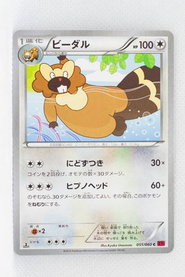 XY1 Collection Y 051/060 Bibarel 1st Edition