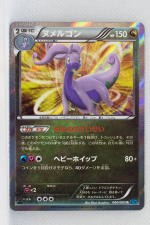 XY2 Wild Blaze 060/080 Goodra 1st Edition Holo