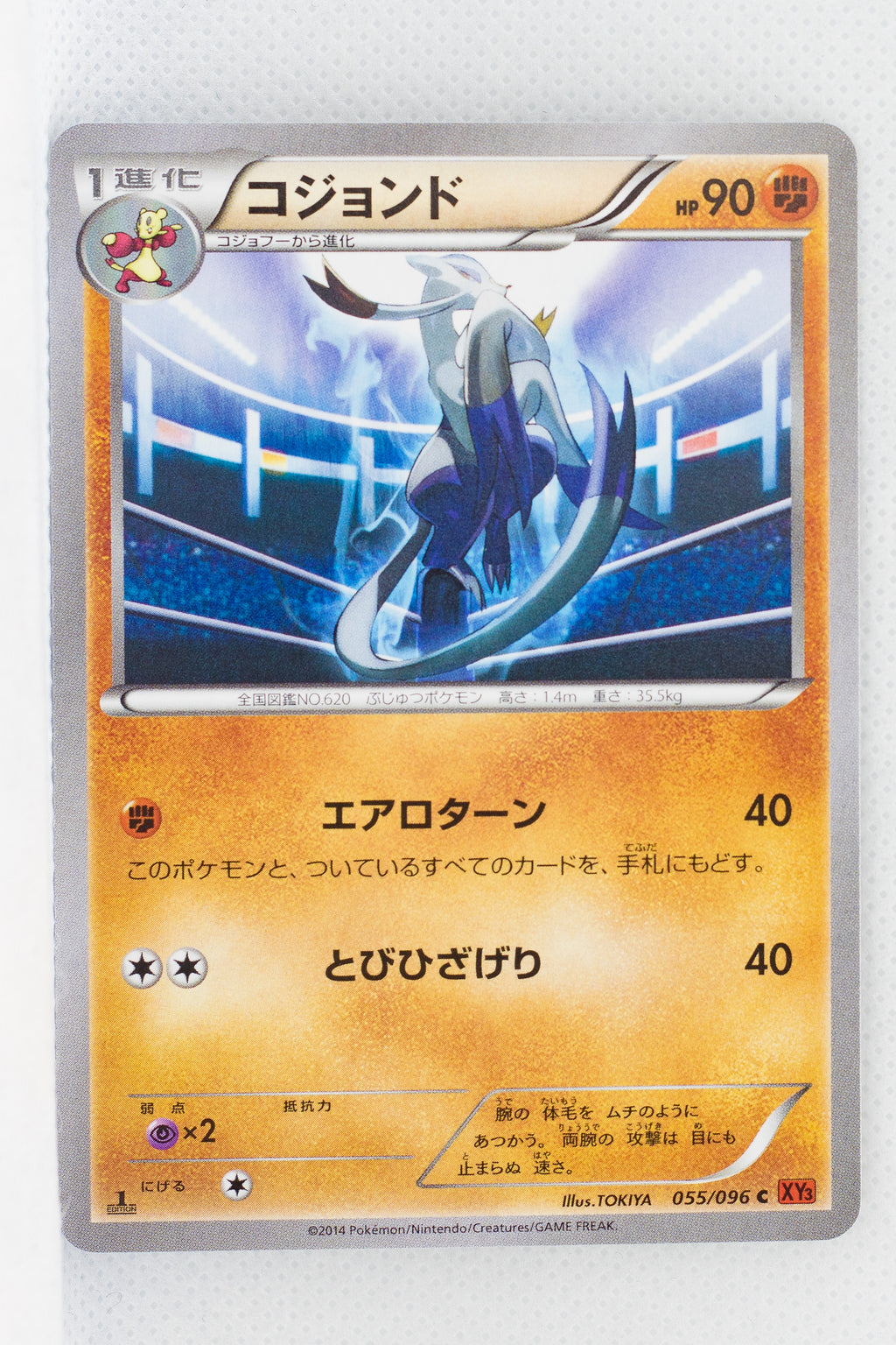 XY3 Rising Fist 055/096 Mienshao 1st Edition